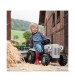 Bērnu traktors ar pedāļiem ar piekabi 014941 KID Little Grey Fergie (2,5-5 gadiem) Vācija